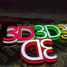 Load image into Gallery viewer, Custom 3D printing LED letters
