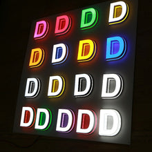 Load image into Gallery viewer, Custom 3D printing LED letters
