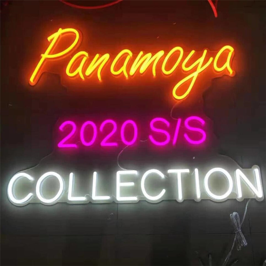 Flexible neon LED light sign