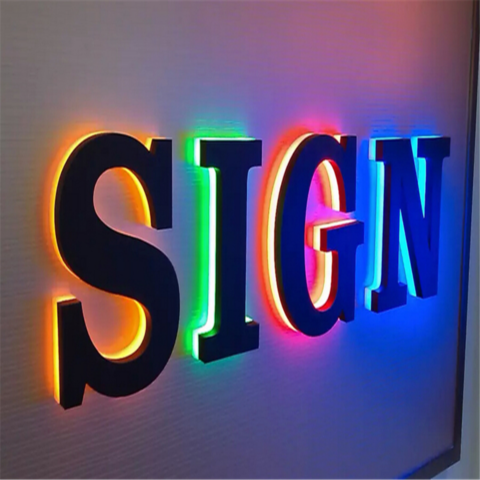 Custom Made LED Channel Letter Shop Signs – ZX SIGN